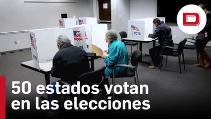 Los cincuenta estados votan ya en las elecciones legislativas de EE.UU.