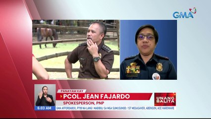 Panayam kay PCol. Jean Fajardo, Spokesperson, PNP (November 09, 2022) | UB