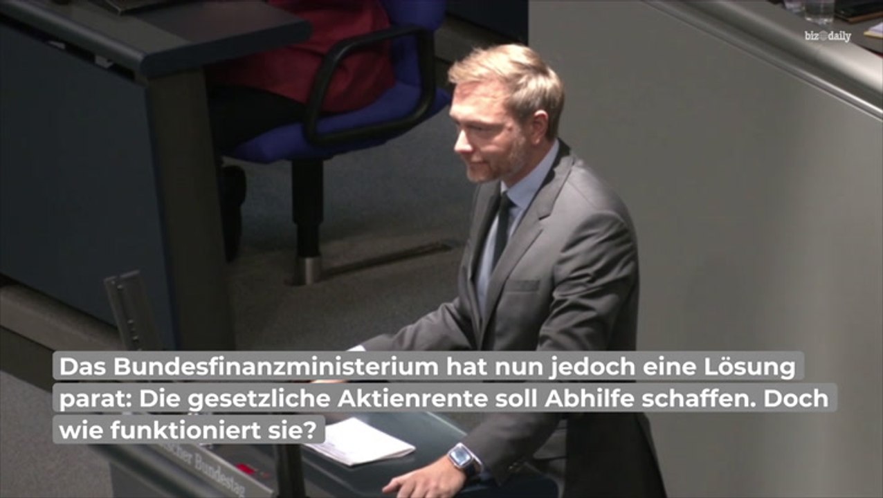Lindners Aktienrente: So soll die Zukunft der Rentner gesichert werden