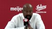 Indiana Basketball Coach Mike Woodson Talks Win Over Morehead State