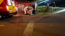 Ciclista fica ferido ao se envolver em acidente com carro no Gramado
