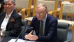 Governor of the Reserve Bank of Australia Philip Lowe provides evidence in Senate inquiry