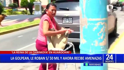 Huarochirí: Amarran a "Reina de la chirimoya" y le roban 50 mil soles dentro de su vivienda