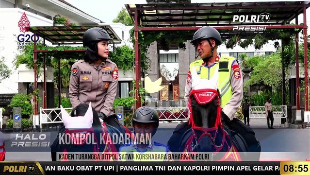 Live Report Ipda Almira Sabira - Patroli Berkuda Siap Mendukung Pengamanan KTT G-20