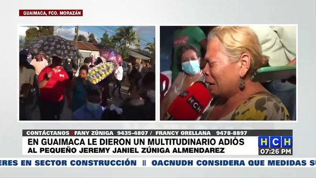 Envueltos en llantos familiares de Jeremy dan más detalles de como ocurrió su lamentable muerte