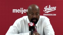Indiana Basketball Coach Mike Woodson Talks Win Over Morehead State