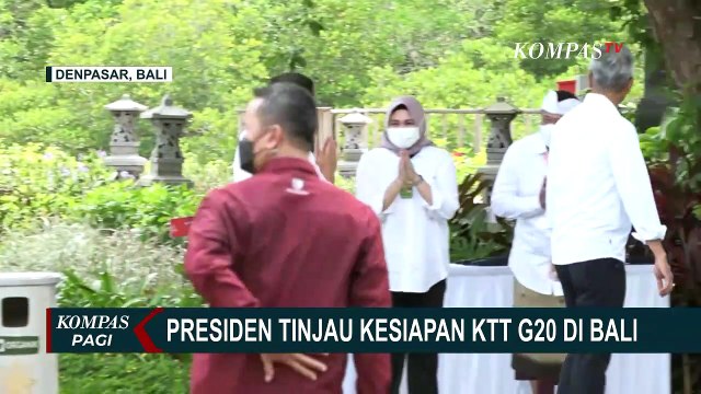 Jelang KTT G20, Jokowi Mengecek Kesiapan dan Kelengkapan Fasilitas Venue di Bali