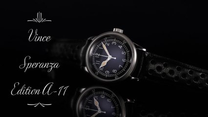 The US assembled watch inspired by the American WW2 Living Legend Vince Speranza