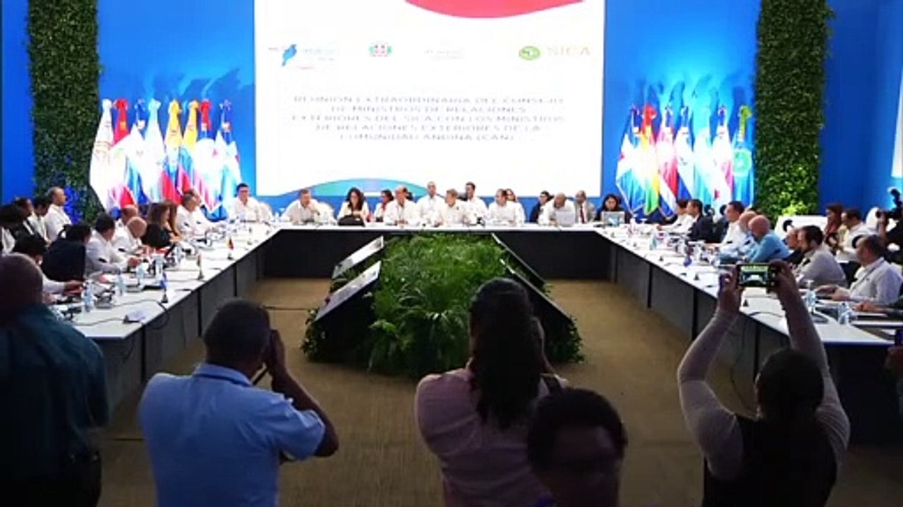 Cancilleres que están en el CAN y el SICA firman comunicado conjunto; no incluye tema haitiano