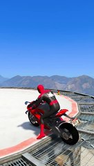spiderman dangerous stunts in gta 5