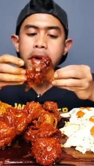 MUKBANG GILA SAMYANG KEJU KFC 10 TELUR DAGING KOTAK Part 7
