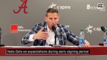 Nate Oats on expectations during early signing period