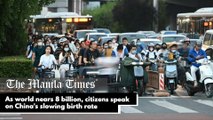 As world nears 8 billion, citizens speak on China's slowing birth rate