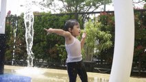 Petualangan Jasshiva Scientia Square Park Bermain Air Mancur, Kolam Air, OSplash Water Playground