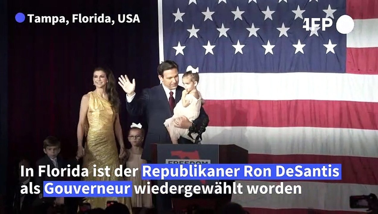 Trump-Rivale DeSantis gewinnt in Florida: Attacke gegen 'Woke-Pöbel'