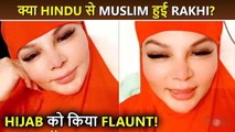 Rakhi Sawant Converted To Islam Flaunts Hijab  Fans Give Epic Reaction