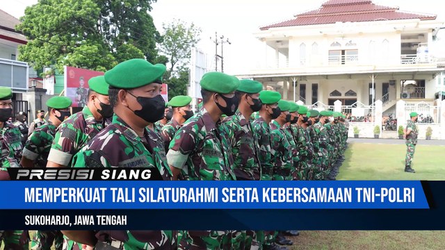 Antisipasi Berbagai Tantangan Tugas, Kodim 0726 dan Polres Sukoharjo Gelar Apel Sinergitas