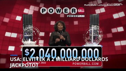 USA: valaki megnyerte a 2 milliárd dolláros jackpotot