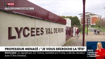 Le professeur menacé de mort par un parent d'élève près de Rouen témoigne pour la première fois sur CNews : 