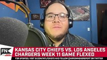 KC Chiefs-LA Chargers Week 11 Game Flexed to Sunday Night Football