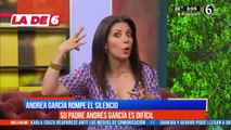 Andrea García revela el estado salud de su papá Andrés