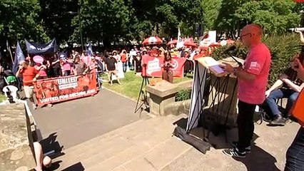 Teachers walked off the job in Tasmania, public schools closed