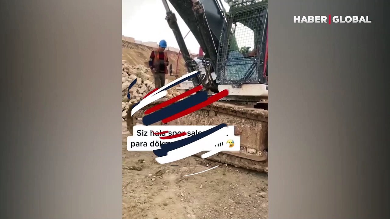 İnşaat işçisi spor salonlarına meydan okudu: 'Hala spor salonlarına para dökmeye devam mı'