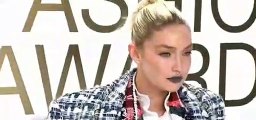 Gigi Hadid on the CFDA Fashion Awards 2022 red carpet in New York