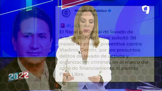 Vladimir Cerrón: Fiscalía solicita 36 meses de prisión preventiva para líder de Perú Libre