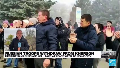 'There is a huge amount of destruction in Kherson'