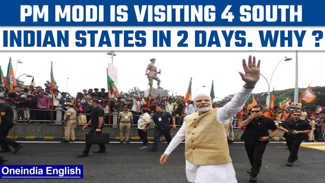 PM Modi is on 2-day visit to South India from Friday; will launch many projects | Oneindia News*News