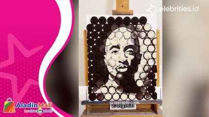 Unik! Seniman Ini Buat Karya Seni dari Biskuit