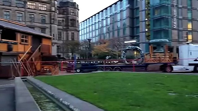 Alpine Lodge festive bar arrives on Sheffield's Peace Gardens ahead of Christmas Market