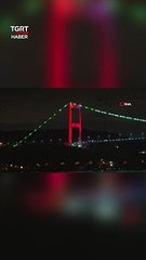 Boğaz, Azerbaycan Bayrağı Renklerine Büründü
