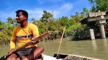 সুন্দরবনের নদীতে দাওন বড়শি দিয়ে মাছ ধরলাম । Sundarban hook fishing @Tradi-food Sundarban