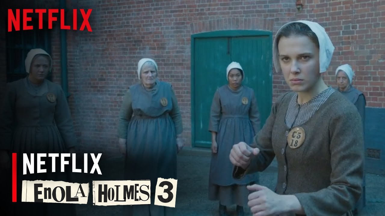 Enola Holmes 3 Trailer Netflix, Henry Cavill, Louis Partridge, Millie Bobby Brown, Teaser