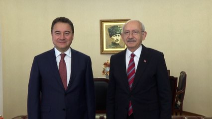 Скачать видео: KIlıçdaroğlu, Ali Babacan'ı makamında kabul etti