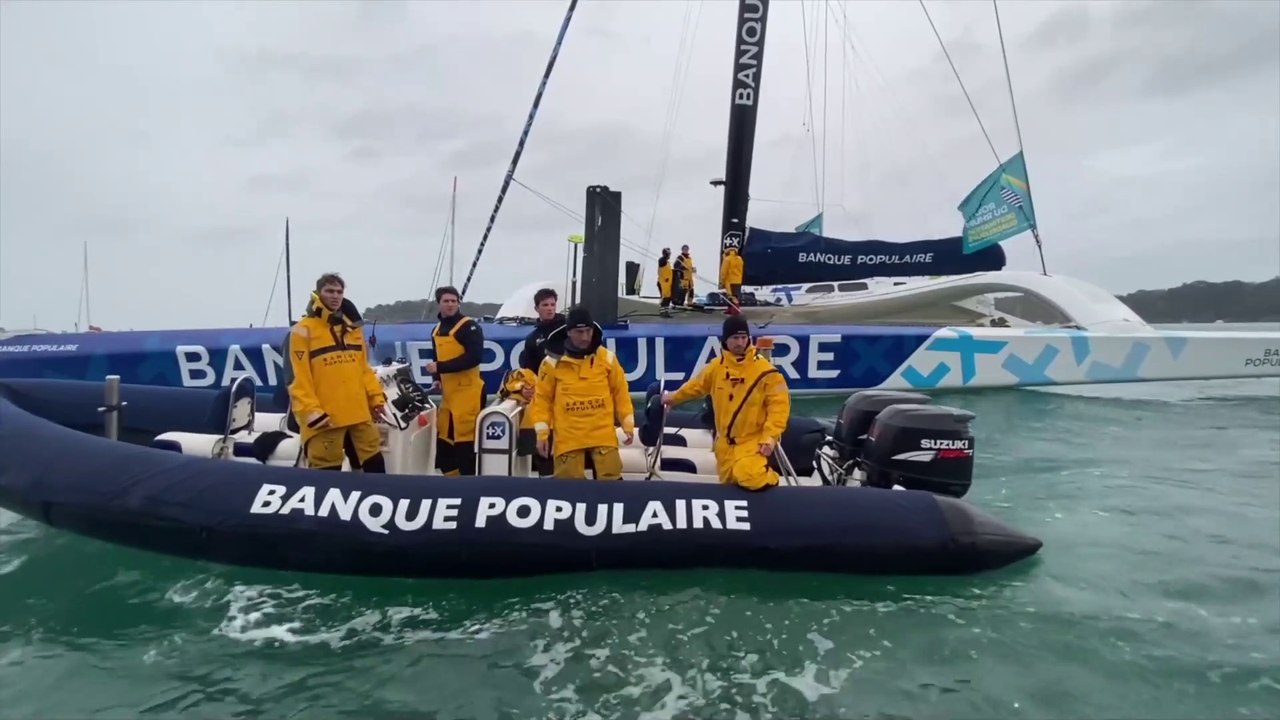 VOILES DU MAXI BANQUE POPULAIRE 2022 : LE TEAM SE REORGANISE - DEPART ROUTE DU RHUM 2022 - VOILE BANQUE POPULAIRE