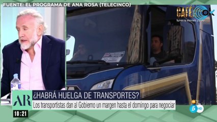 Eduardo Inda sobre la huelga de transportes