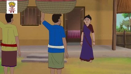 cartoon story - Bewakoof Bahu  - BEST HINDI STORY - Bhullakad Cartoon funny - funny - comedy video