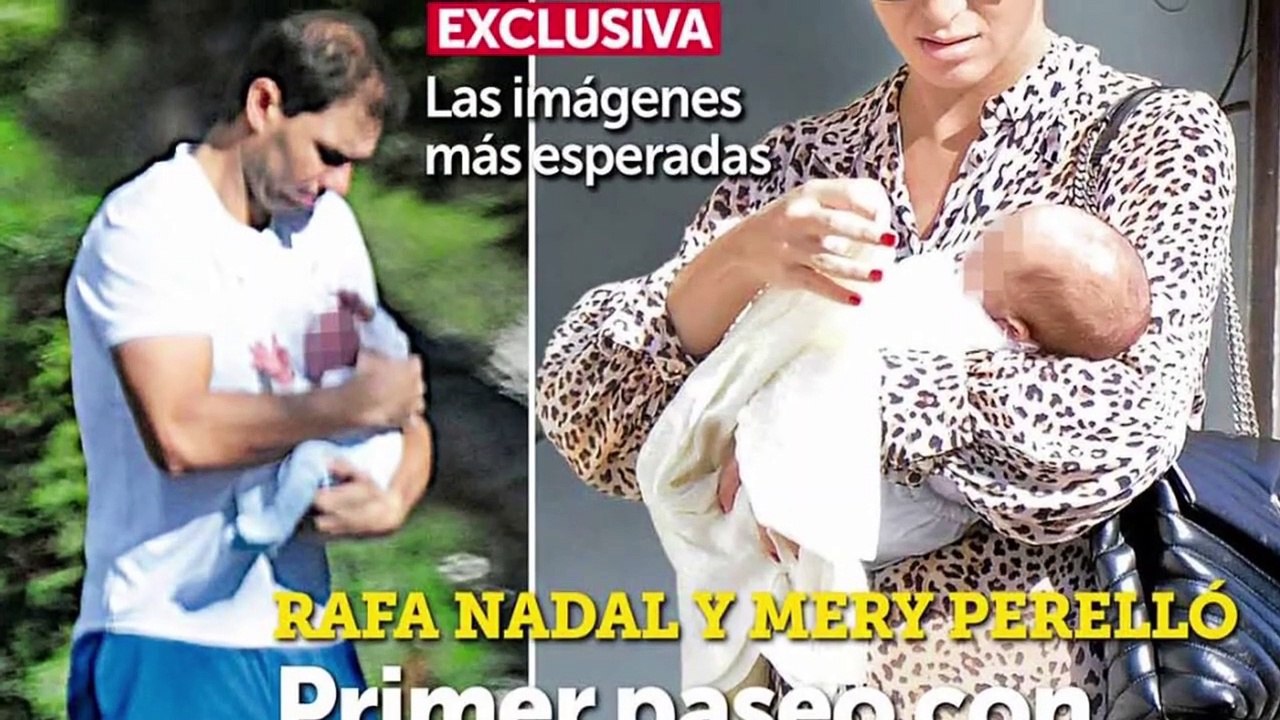 Las primeras IMÁGENES de RAFA NADAL y MERY PERELLÓ con su HIJO