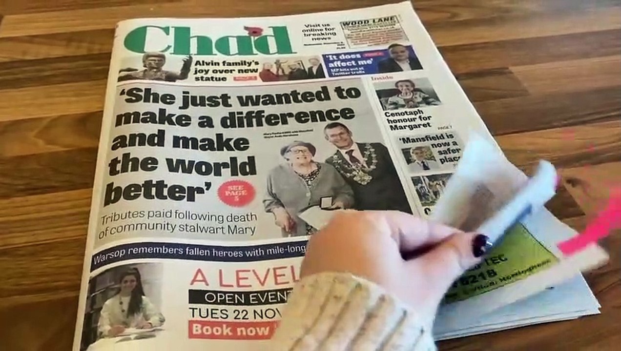 Your latest Mansfield Chad is out now