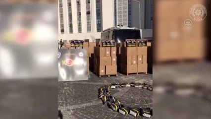 7 ton sahte tütün ele geçirildi