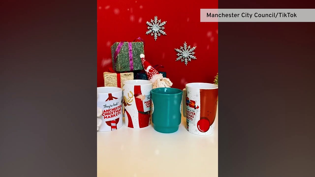 Manchester Council makes their own Christmas Mugs