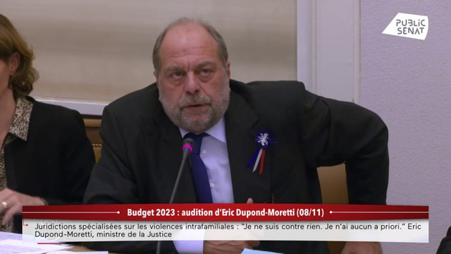 Justice : Nous allons recruter 300 juristes assistants dès 2023 , annonce Eric Dupond-Moretti