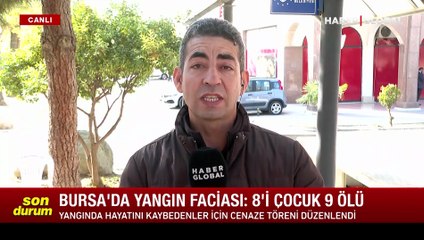 Yangın faciasında hayatını kaybeden 8'i çocuk 9 kişi son yolculuğuna uğurlandı