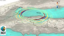 Terremoto nelle Marche, l'animazione Ingv: così si propagano le onde sismiche