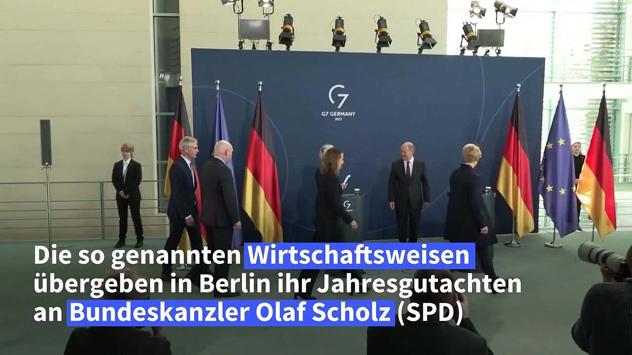 Wirtschaftsweise übergeben Jahresgutachten an Scholz