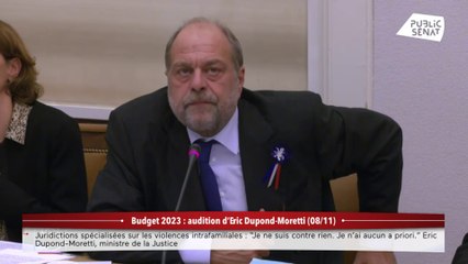 Budget 2023 : Audition d'Éric Dupond-Moretti (08/11)