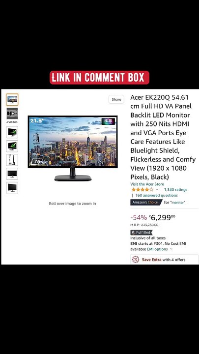 Best LED monitor in 2022 under 7000
